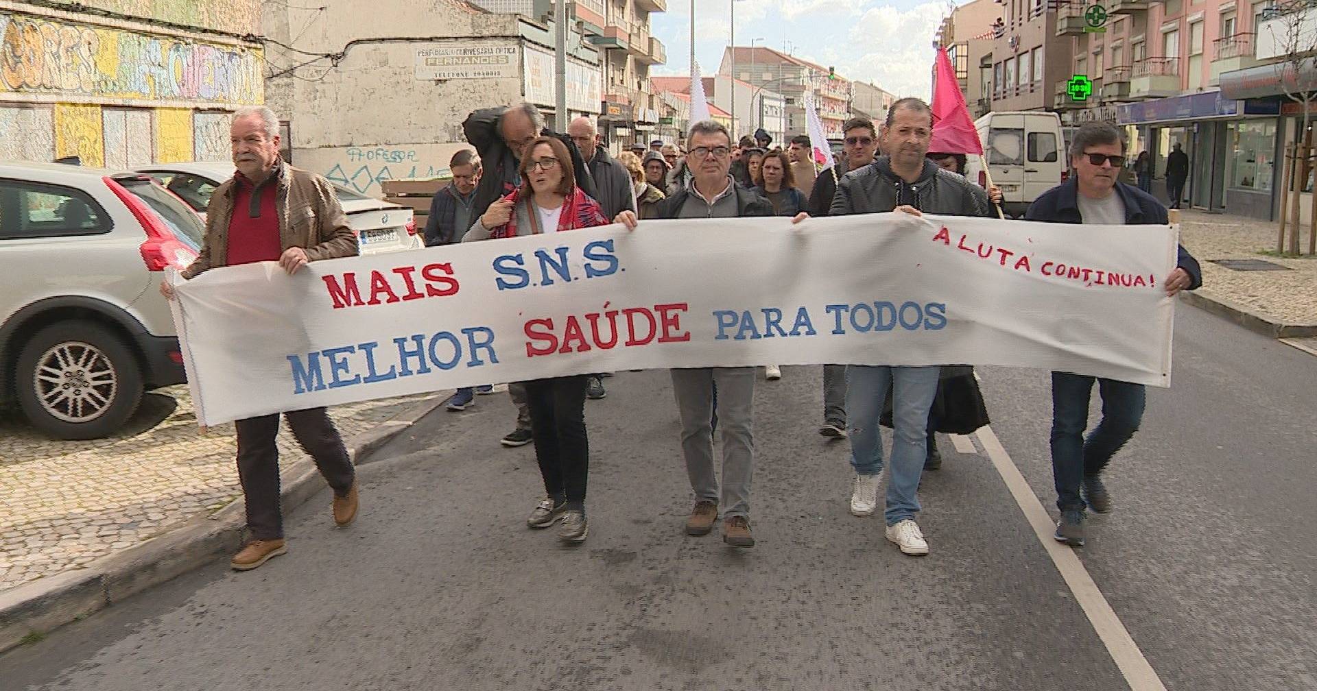 Utentes do Barreiro em marcha para denunciar degradação dos serviços de saúde