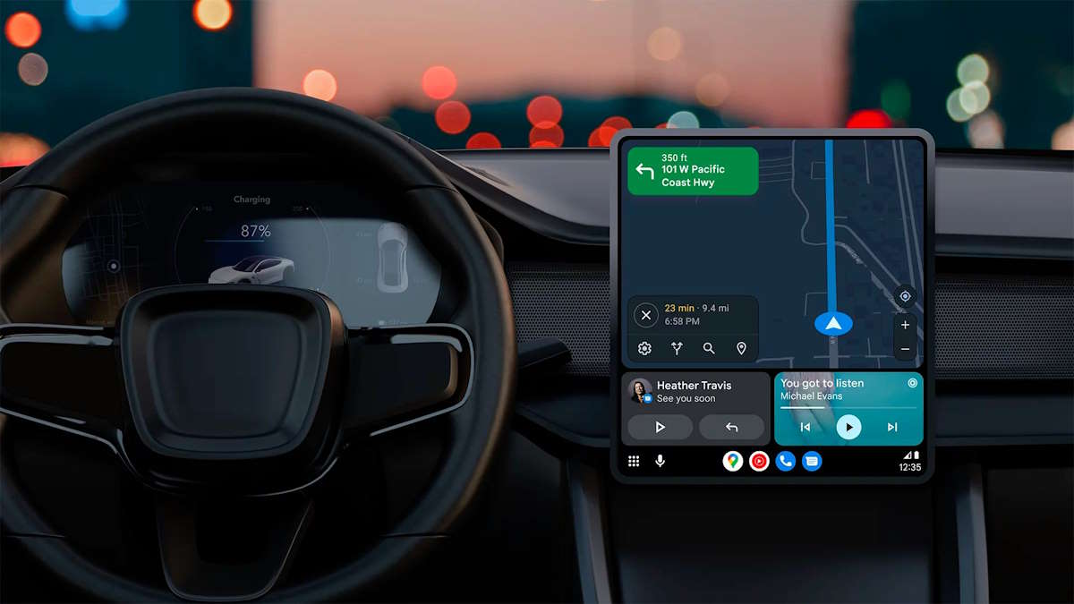 Android Auto atualizado com a IA da Google na navegação e assistente pessoal