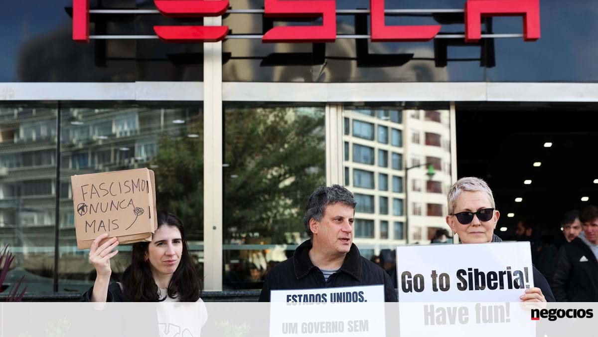 Cerca de 10 pessoas protestam contra Musk em Lisboa – Economia