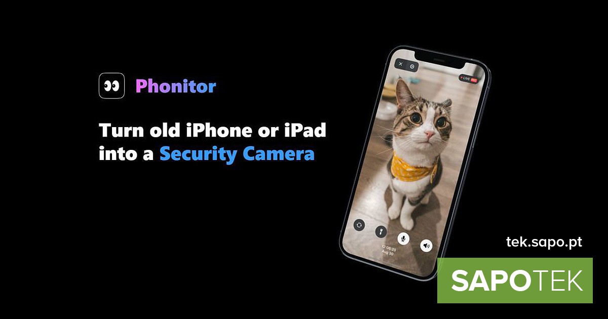 Transforme o iPhone antigo numa câmara de segurança com a app Phonitor – iOS