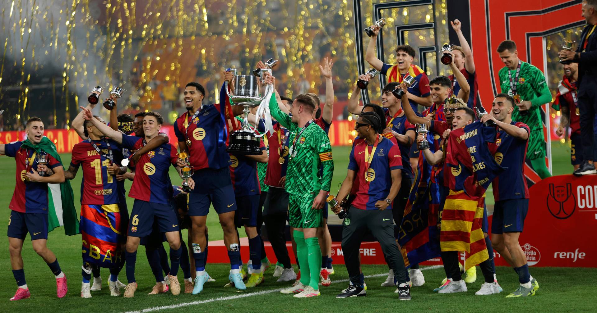 Barcelona vence ‘El Clássico’ no prolongamento e conquista Taça do Rei