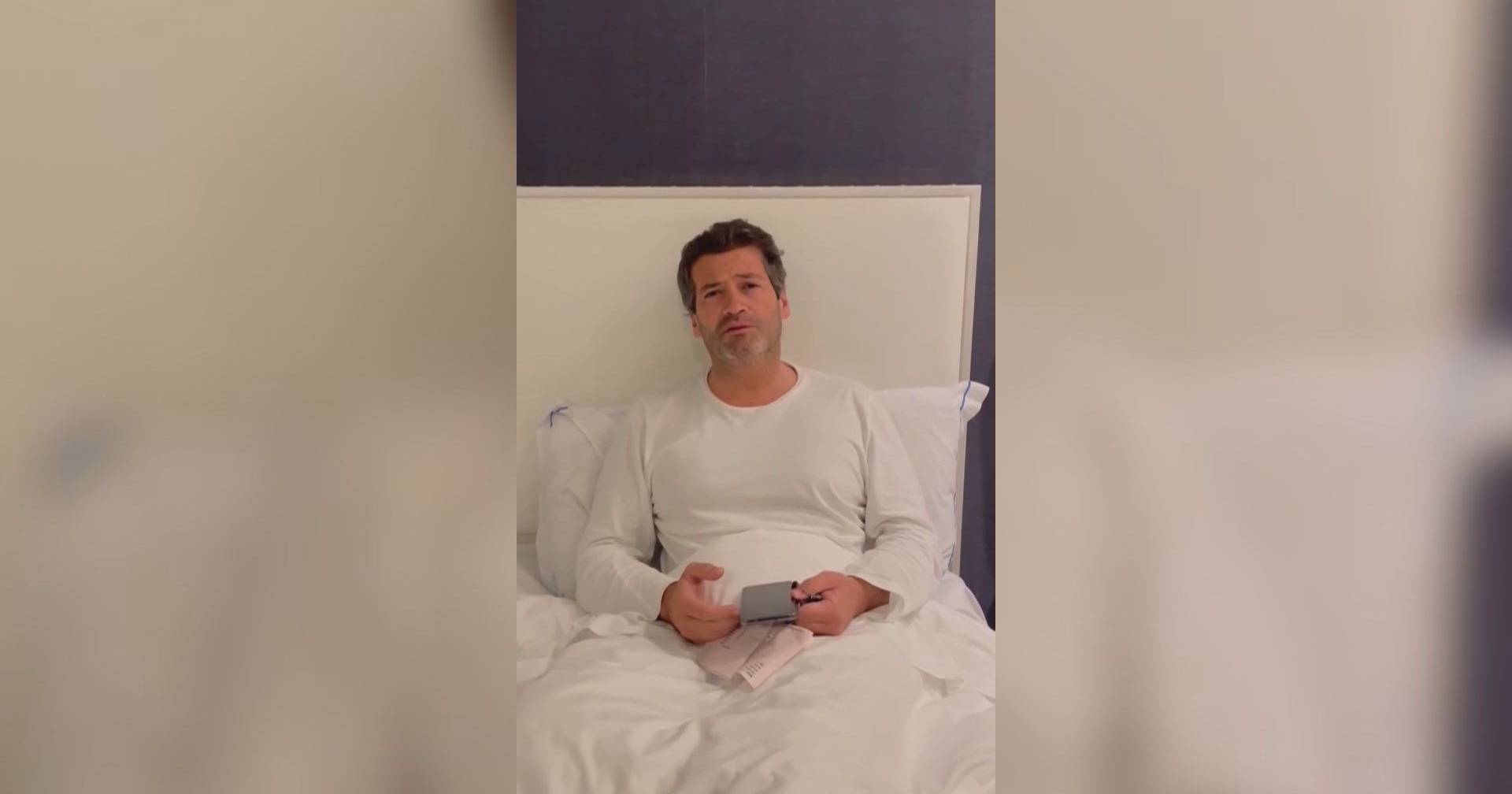 Em novo vídeo, André Ventura (de pijama) agradece apoio e critica comunidade cigana