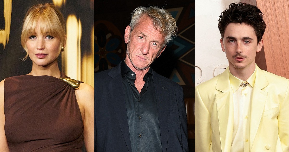 Jennifer Lawrence talvez seja a “última estrela de cinema”, diz Sean Penn… que nunca viu filmes de Timothée Chalamet – Atualidade