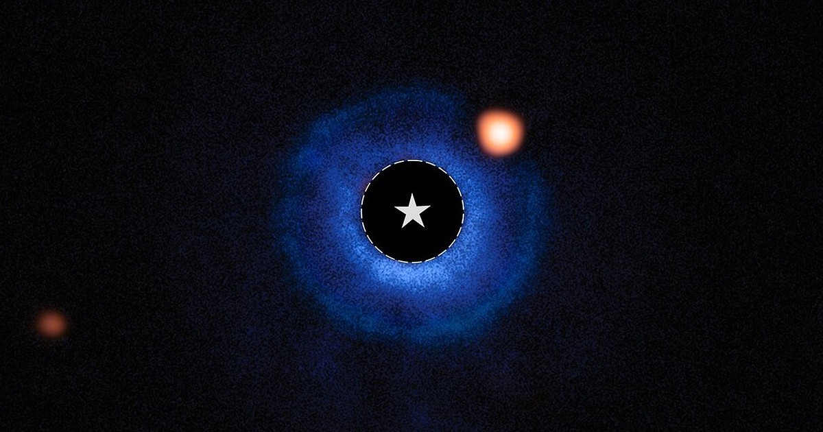 Supertelescópio James Webb capta evidência inédita de planeta próximo da estrela TWA 7