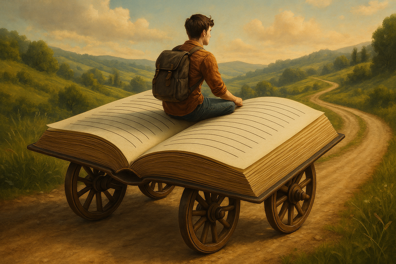 O livro como meio de transporte para o futuro