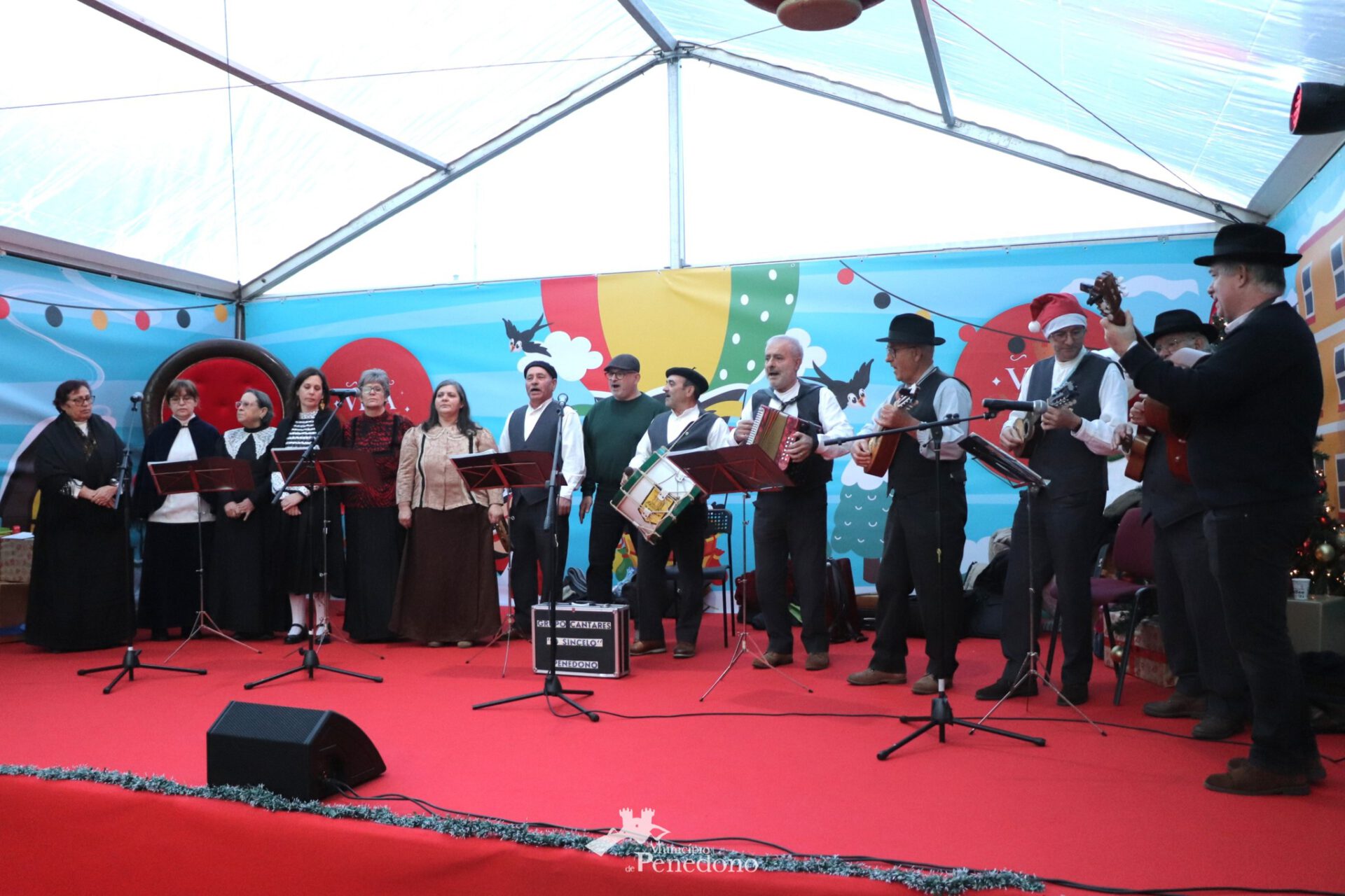 Grupo de Cantares “O Sincelo” anima Vila Natal de Penedono com músicas tradicionais